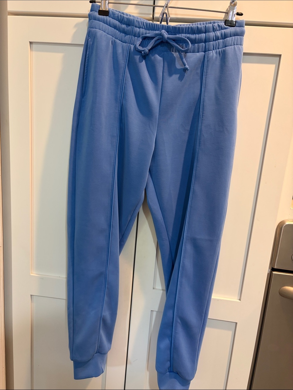 NUX Periwinkle Blue Jogger Pants with Drawstring